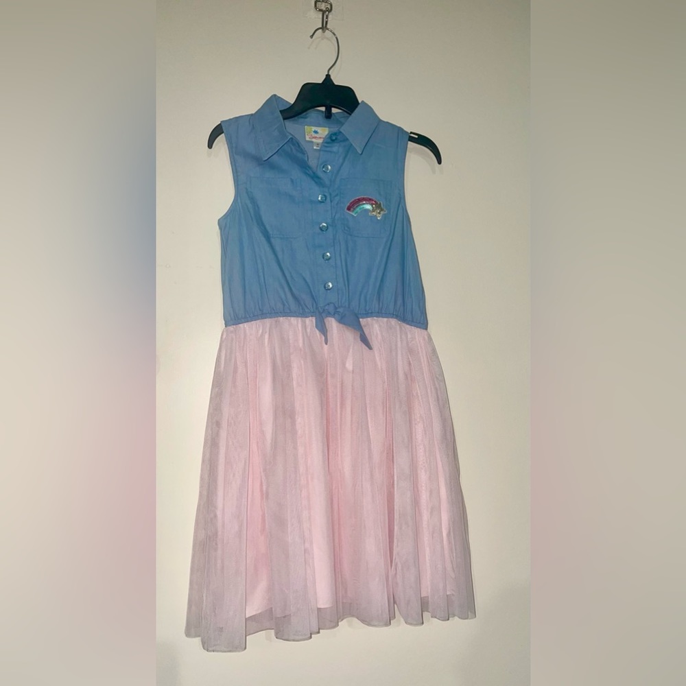 Samara Girls Color Block Dress - Size 12